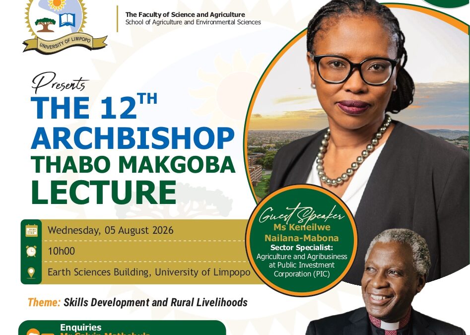 University of Limpopo 12th Archbishop Thabo Makgoba Lecture