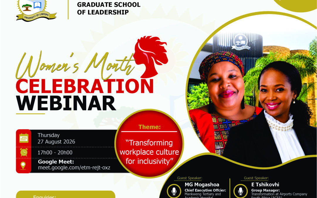 University of Limpopo Women’s Day Online Webinar