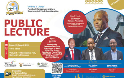 Public Lecture: Rethinking Local Governance – Opportunities and Challenges Emerging from the 2026 Revised White Paper on Local Government